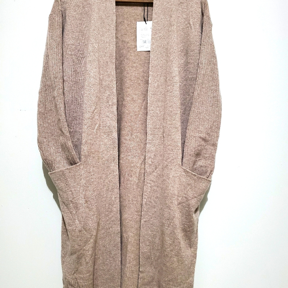 Theory Rib Sleeve Cardigan